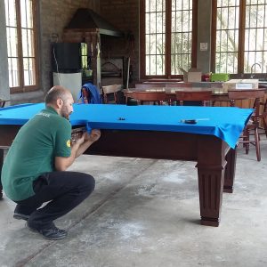 Instalación mesa de Pool en Santiago.