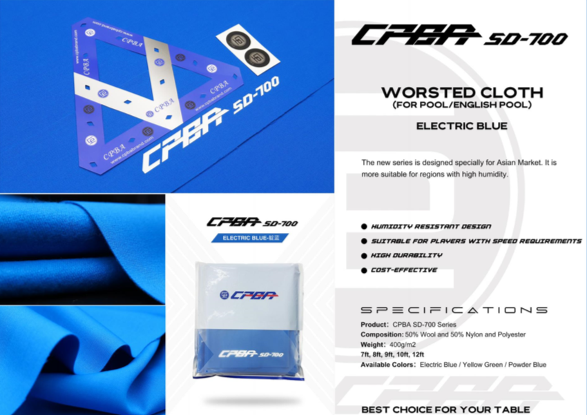 Paño SD-700 CPBA Color Azul Electrico, corte 9 pies.