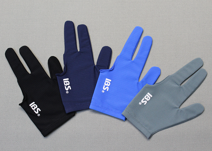 Guante de Pool IBS Azul o Negro talla M